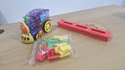 Train Toy Domino Set for Kids ? BPA-Free Plastic with Sound Effects�