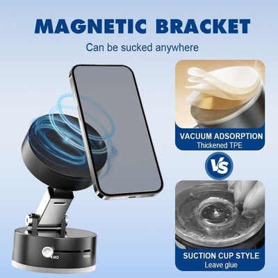 Vacuum Magnetic Suction Phone Holder