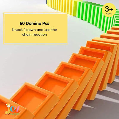 Train Toy Domino Set for Kids ? BPA-Free Plastic with Sound Effects�